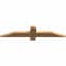 Ekena Millwork Eugene Smooth Timber Gable Bracket, Western Red Cedar, 36"W x 7"H x 1 1/2"D x 3 1/2"F, 5/12 Pitch GBW036X07X0204EUG00SWR - alternate 3
